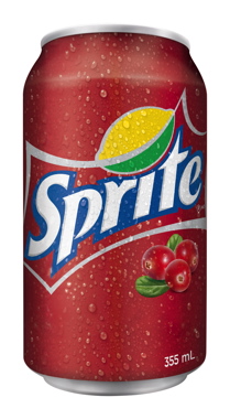 Sprite Cranberry - home for the holidays - Canadian Packaging