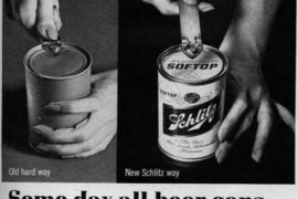 For a while, the soft top aluminum lid revolutionized beverage cans.