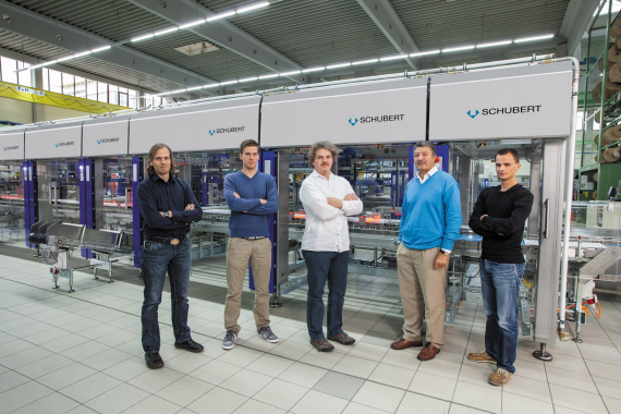 The image processing team today (from left to right): Simon Baumann, Daniel Greb, Wolfram Strempfer, Abdelmalek Nasraoui, Jürgen Lipp.
