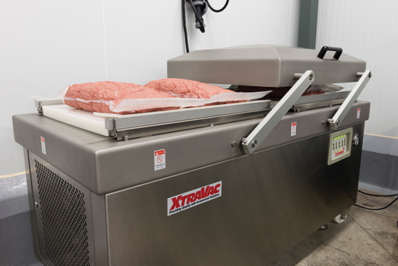 The XtraVac CM640 double-chamber vacuum packing machine from VC999 is used by BestCo to package portioned meat products weighing up to 30 kilograms in weight.