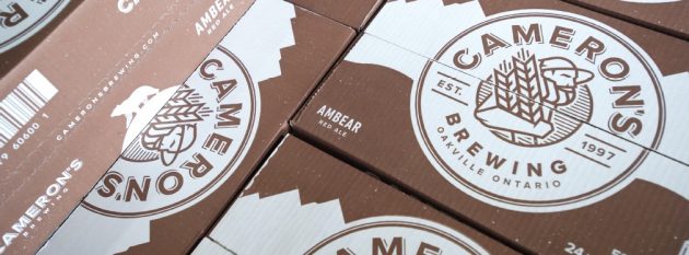 The Cameron’s plant uses high-strength pre-printed corrugated boxes supplied by Shipmaster Containerboard for packing the 24-can cases of beer retailed throughout Ontario at The Beer Store outlets.