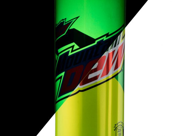 Special Edition Mountain Dew cans bring neon inks to the Middle East