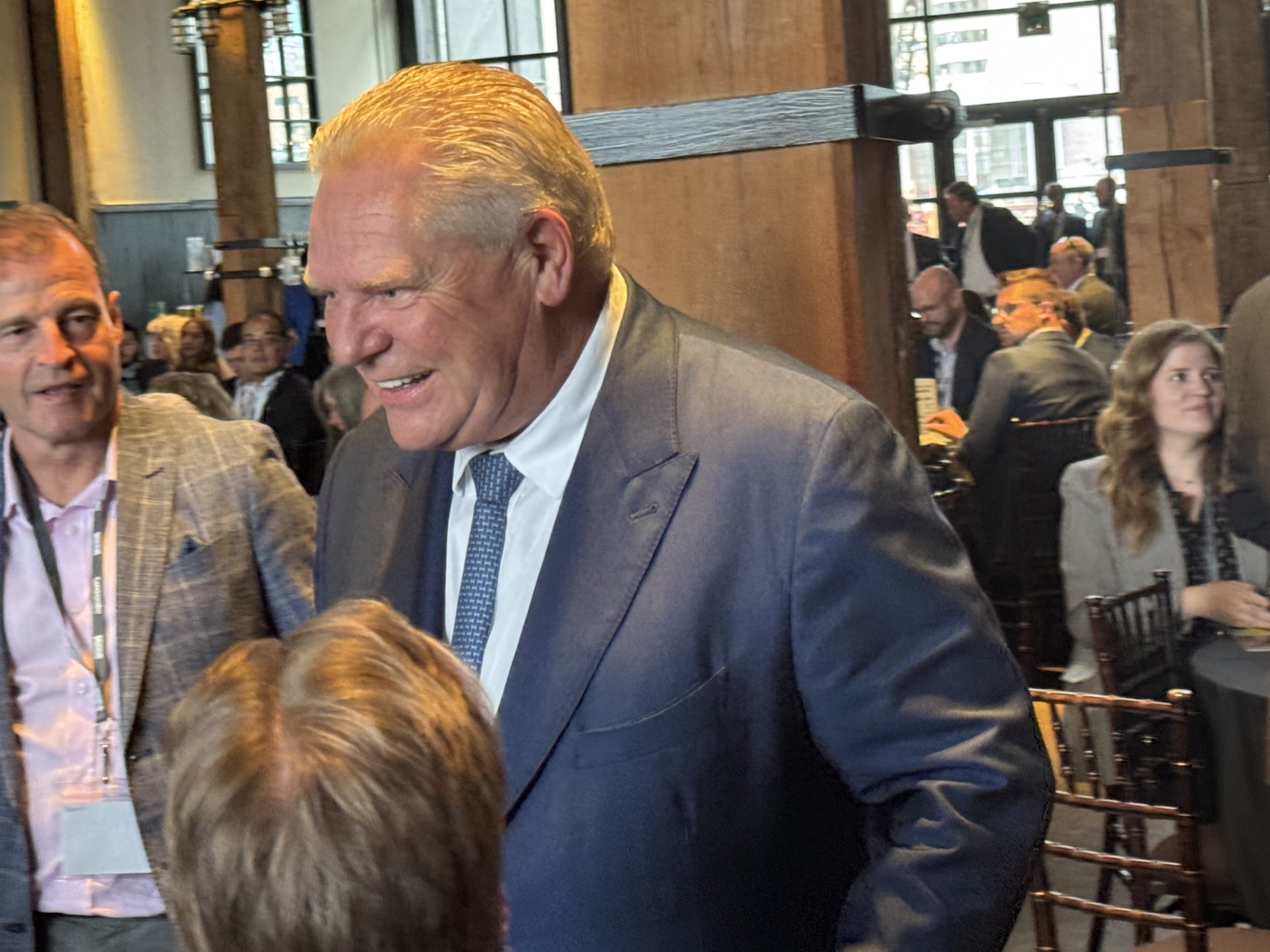 Premier Ford rallies Food & Beverage Ontario at Steam Whistle roundhouse